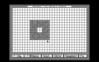 Pentominoes atari screenshot